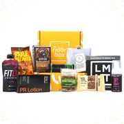 open riderbox subscription box with snacks and goodies