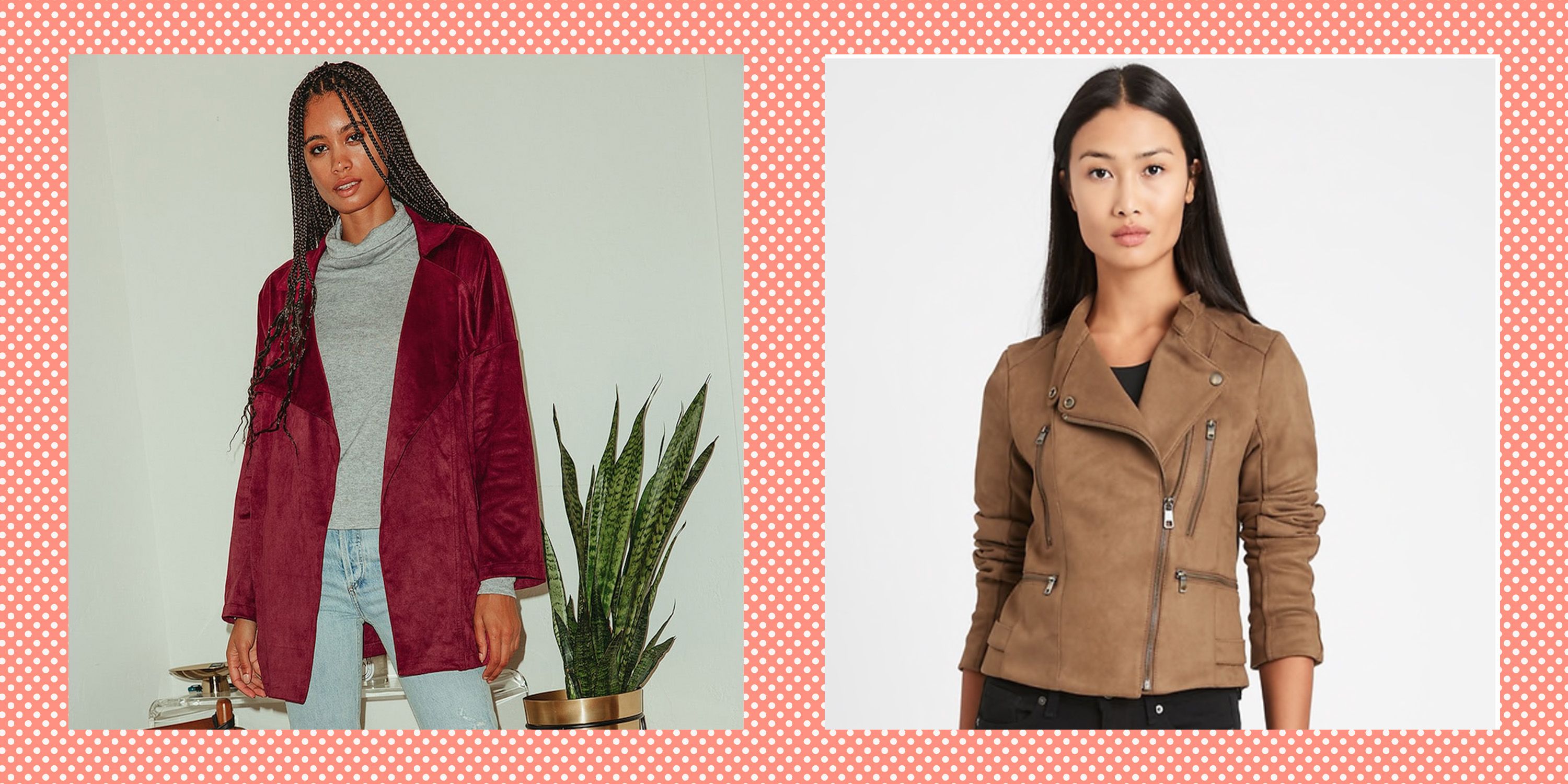 Buy SOFT YET STRONG BROWN SUEDE JACKET for Women Online in India