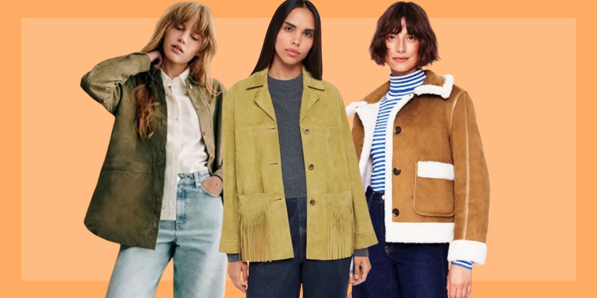 Best suede jackets for autumn 2024 Sezane Mango and more