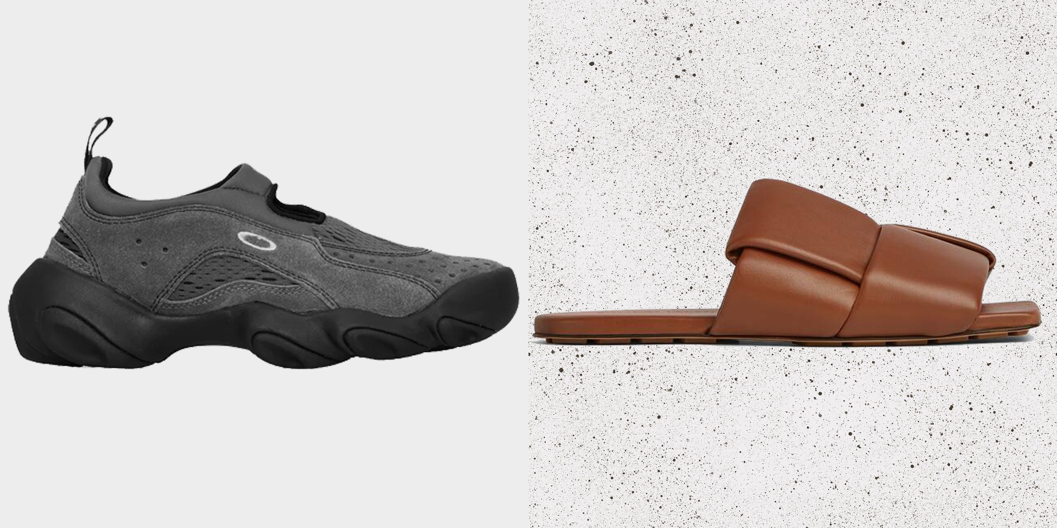 Amazon.com | OLUKAI Mea Ola Men's Beach Sandals, Premium Leather Flip-Flop  Slides, Compression Molded Footbed & Comfort Fit, Laser-Etched Design, Dk  Java/Dk Java, 7 | Sandals