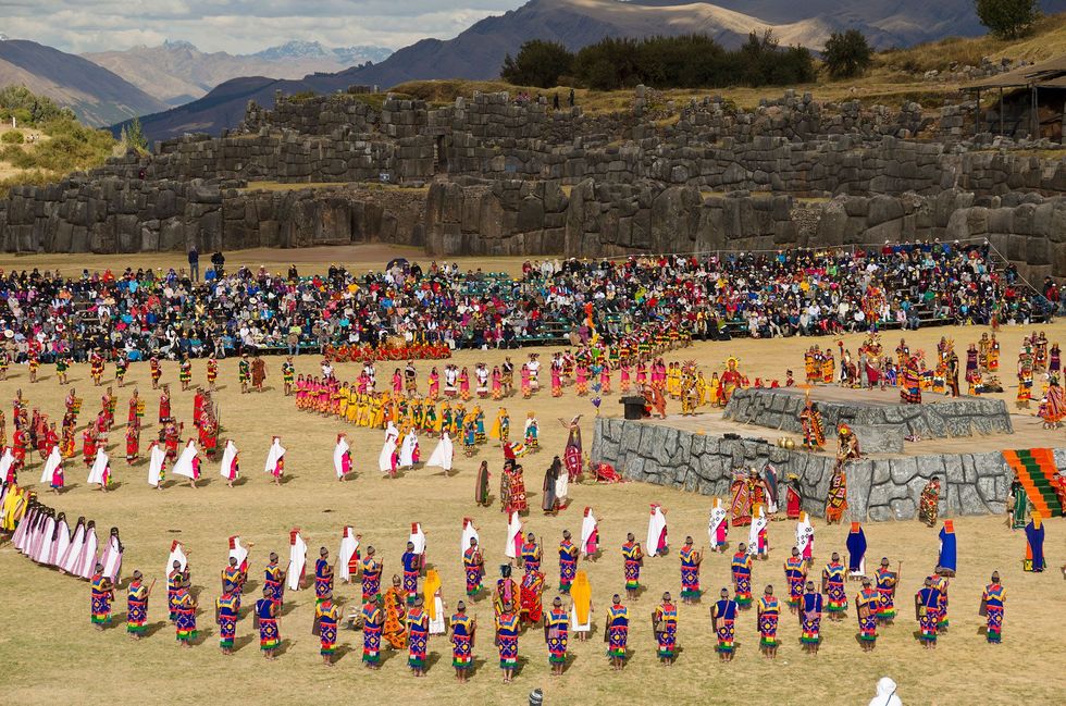 Perus traditionele festival Inti Raymi bereikt op 24 juni zijn hoogtepunt