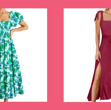 two summer wedding guest dresses on amazon