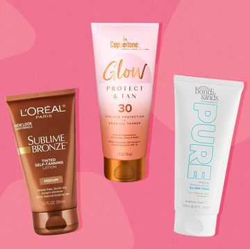 isle of paradise disco tan instant wash off body bronzer, loreal paris skincare sublime bronze tinted self tanning lotion, coppertone glow protect and tan sunscreen lotion, bondi sands pure gradual tanning lotion, neutrogena build a tan gradual sunless tanning lotion