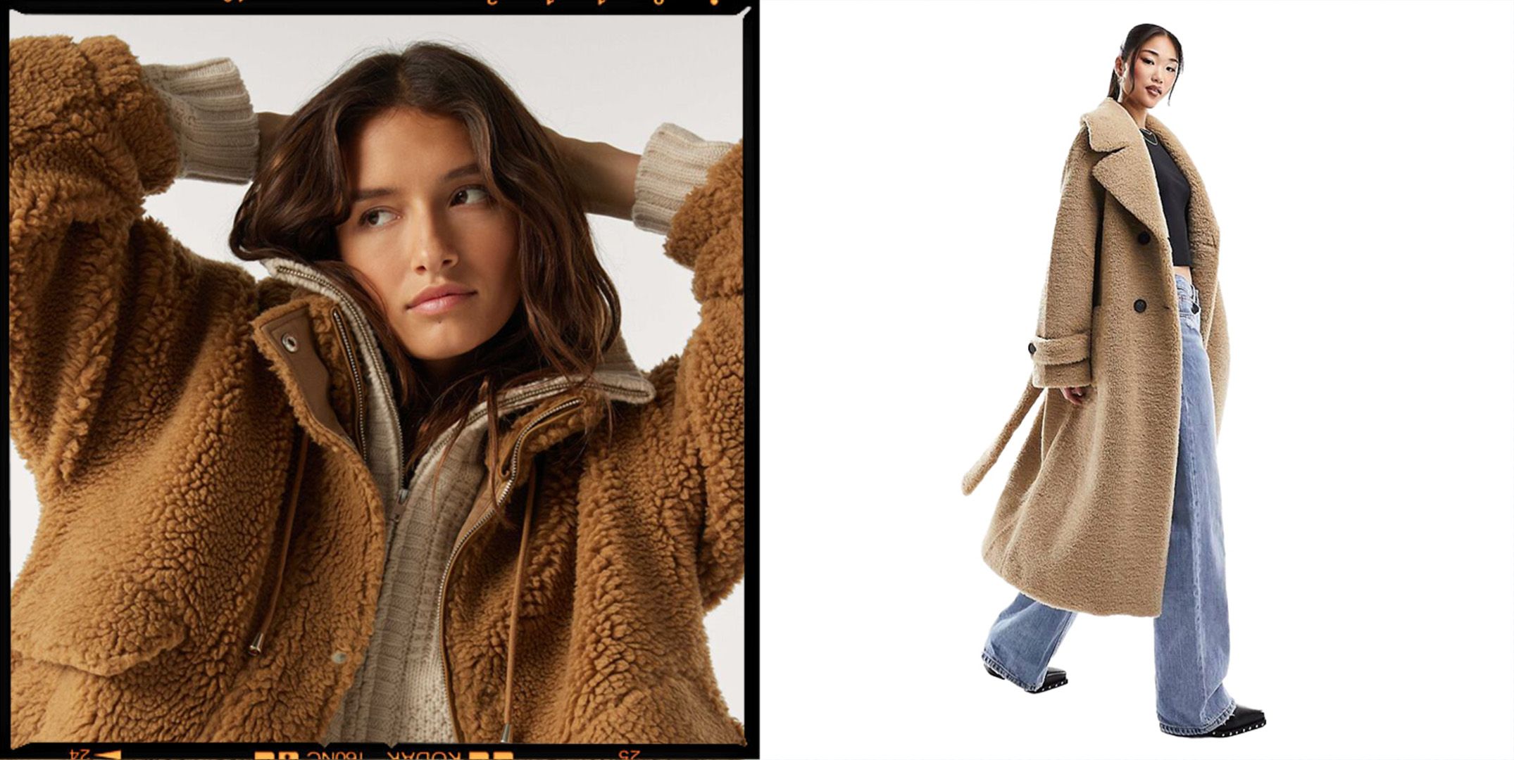 Women's winter teddy bear feel fur long coat super large luxury thick jacket