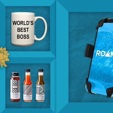 best gifts for bosses including recipe holders, worlds best boss mugs, hot sauce kits, candles, phone mounts, and more