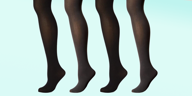 MANZI Control Top Pantyhose Sheer Black Tights For Women Tummy  Control Stockings