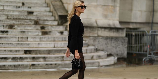 Pantyhose and cute flats  Fashion tights, Alternative outfits, Work  outfits women