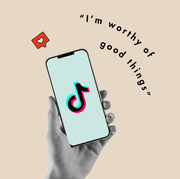 This is an image phone with tiktok logo