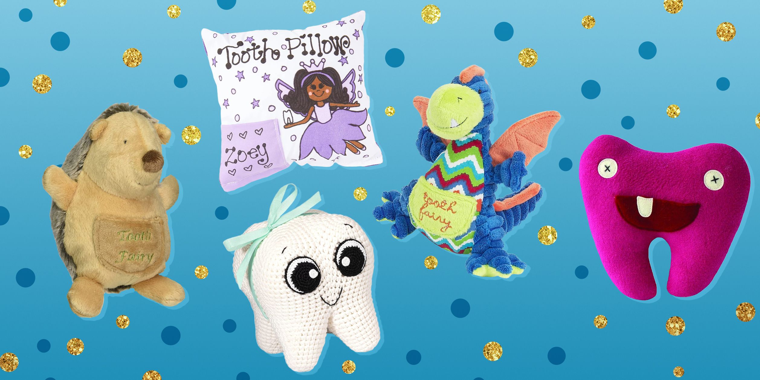 Kids' Tooth Fairy Pillow Blue - Pillowfort™