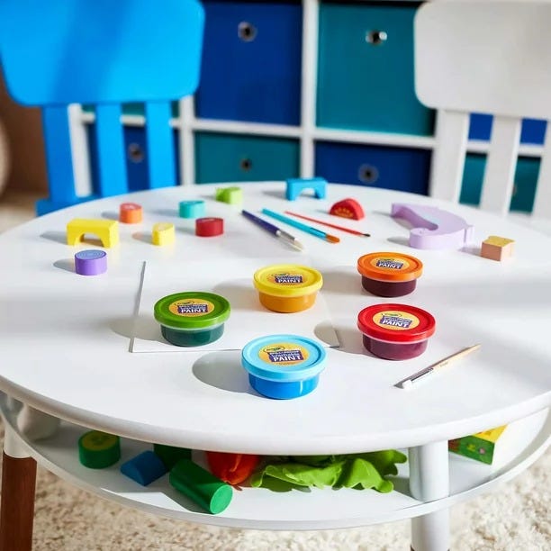 Crayola Spill Proof Washable Paint Kit - - Fat Brain Toys