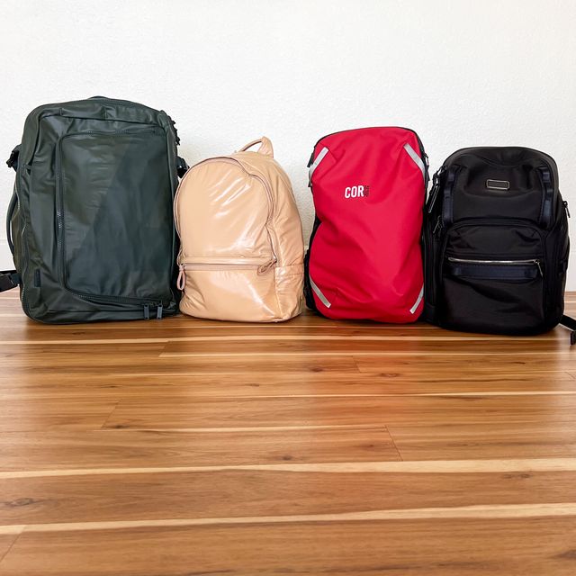 four travel backpacks