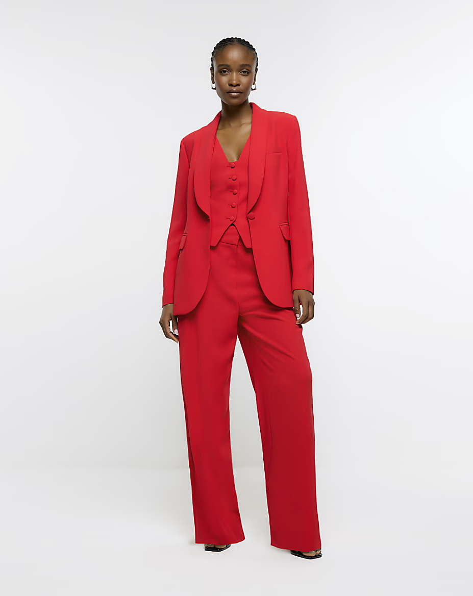 Champagne 2-Piece Trouser Suit | Shop Women's Evening Suits – LuvForever  Fashion