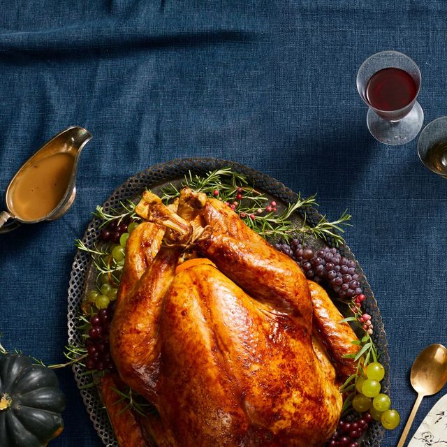 a turkey on a plate