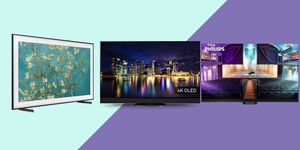 a composite image with three of the best tvs