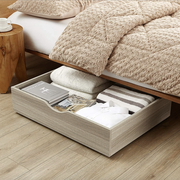 wooden drawer under bed storage