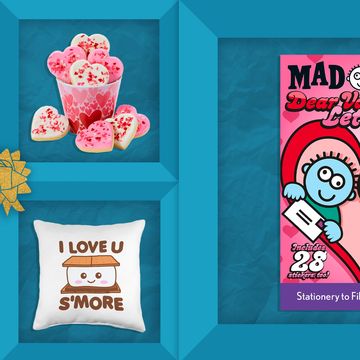 best valentine's day gifts for kids including stuffed animals, heart shaped cookies, paint your own stepping stone heart, i love you smore pillows, mad libs valentines edition, and more