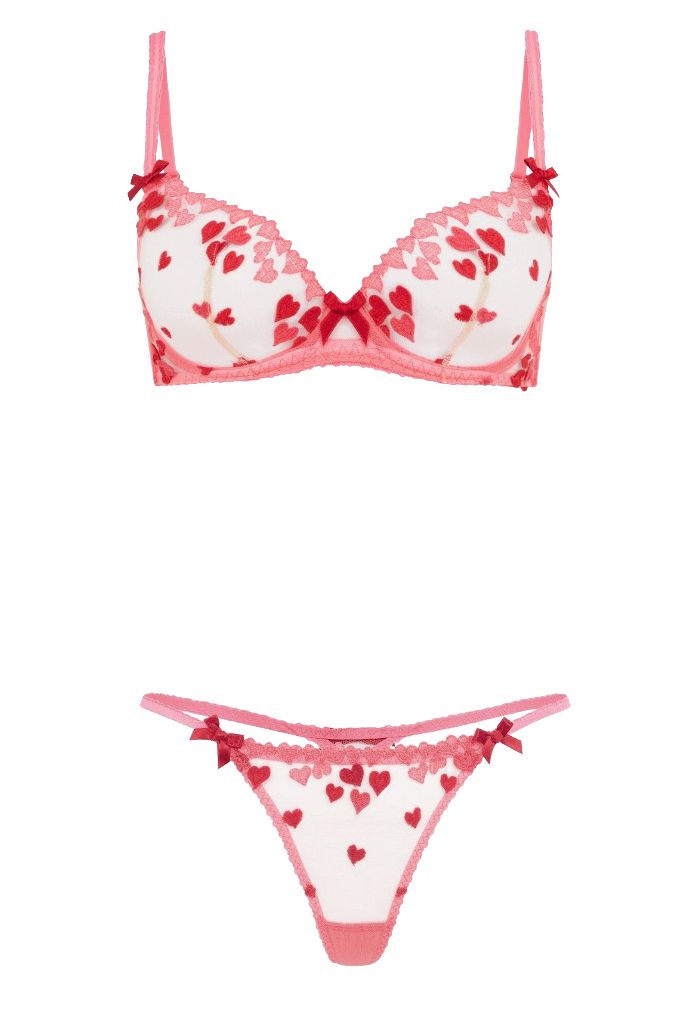 Pink Valentines Lingerie, Valentines Underwear & Lingerie Sets