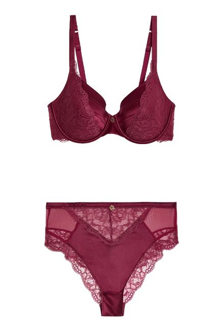 Lace Embroidery Bra Set Comfortable French Knickers Lingerie Sets