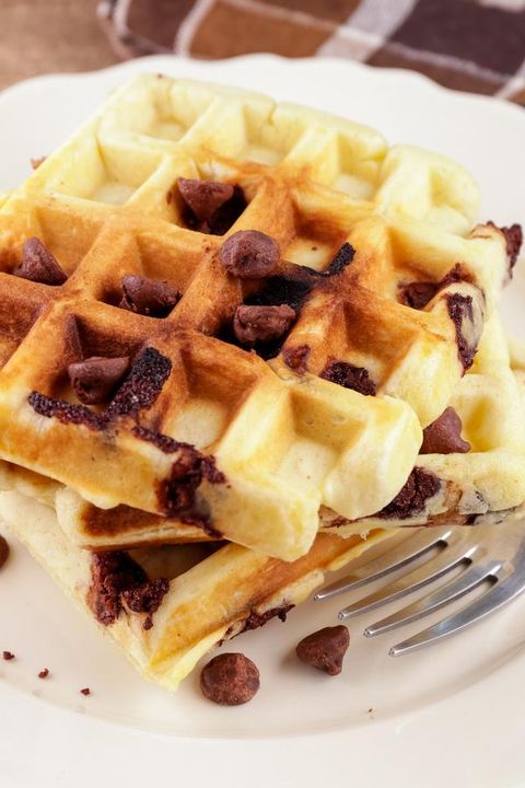 best waffle toppings  chocolate chips