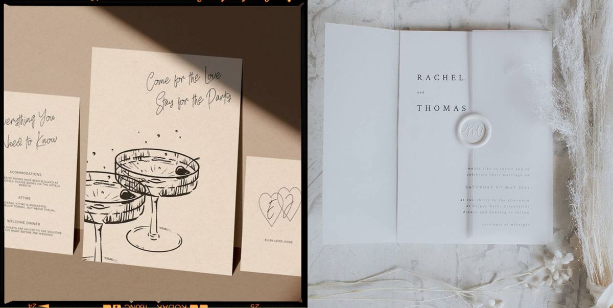 13 of the best wedding invitations for your big day