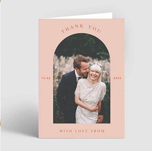 the best wedding thank you cards to line up before your nuptials