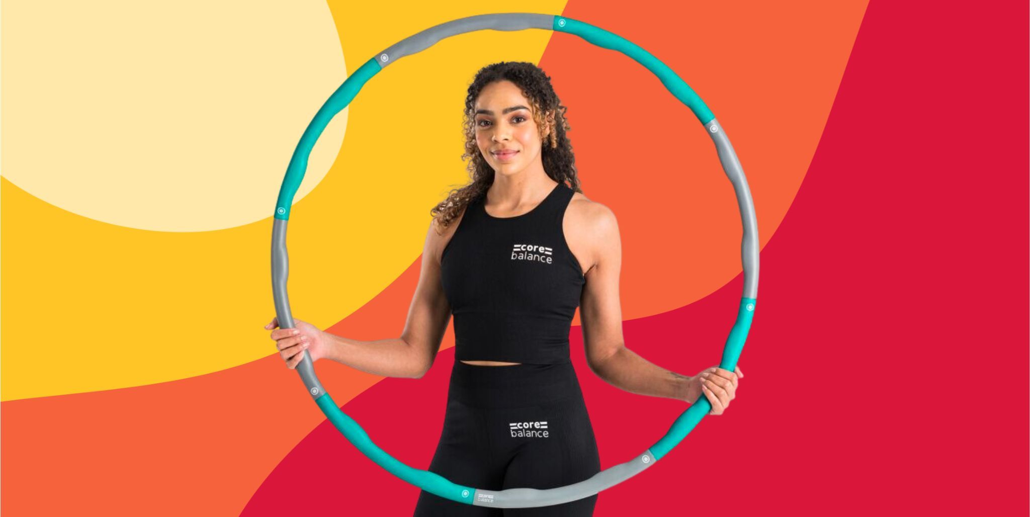 Hula Hoop Pilates Fitness Circles, Free Weight Adjustment Weighted