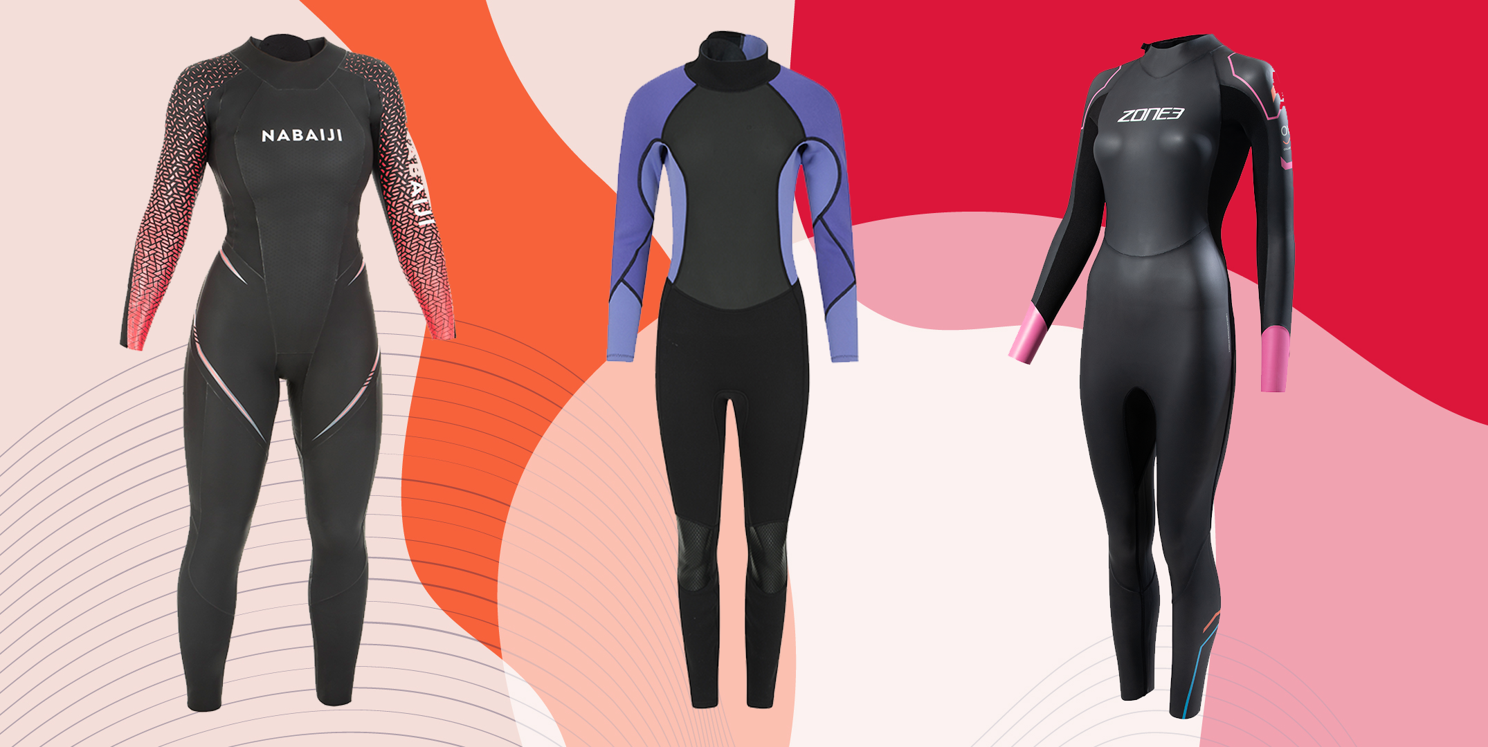 Hevto Wetsuits Women 2mm Neoprene Surfing Swimming Full Scuba Diving Suit