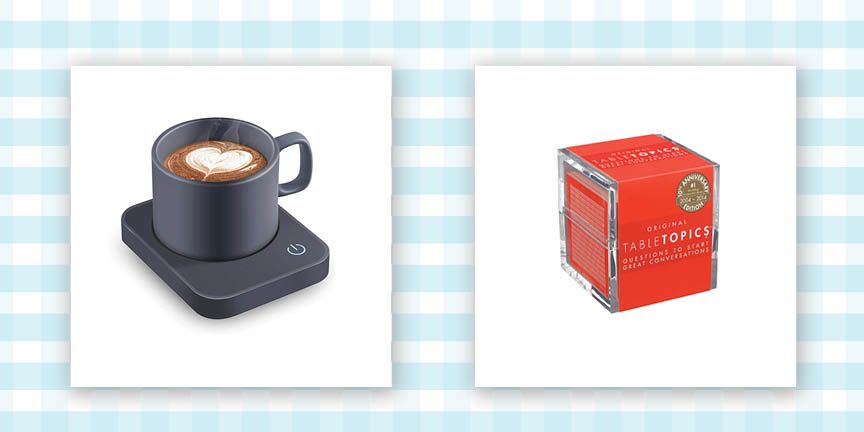 New Coffee Mug Warmer & Cup Combo, Vobaga (Light Blue) 3