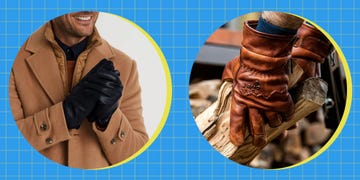 two pairs of gloves shown side by side