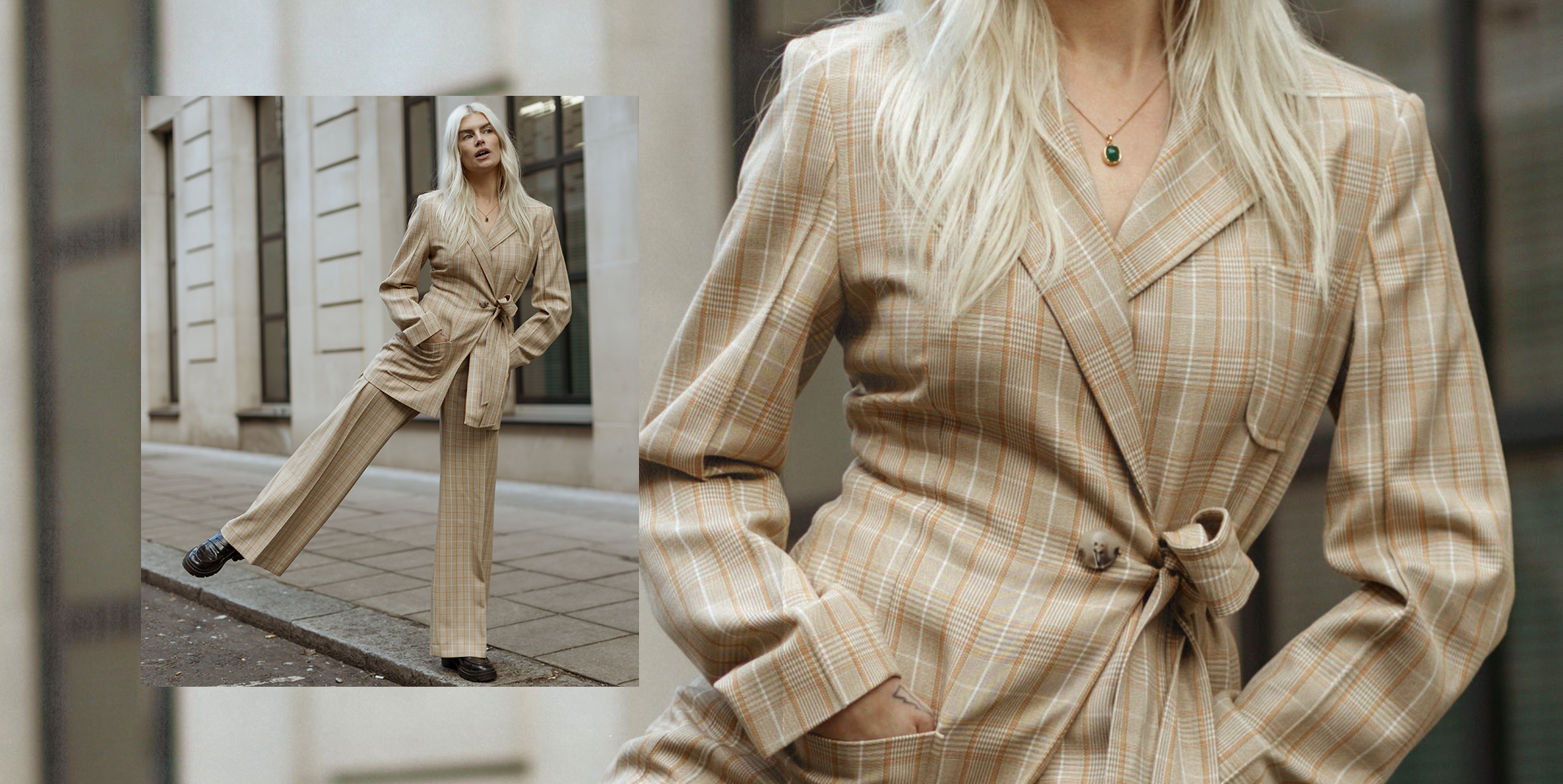 Buy Grey Suit Sets for Women by MATWALI Online | Ajio.com