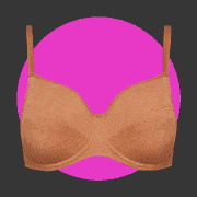 Brassiere, Clothing, Pink, Undergarment, Head, Lingerie, Illustration, Animation, Fictional character, 