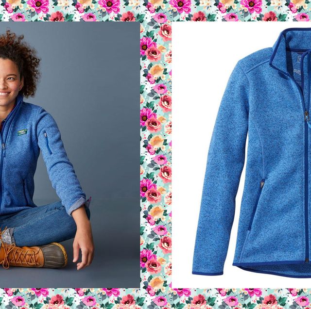 Women's L.L.Bean Sweater Fleece Full-Zip Overlay Jacket