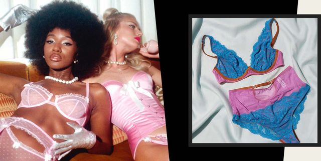 Magazine Print AD 1980s Underwear Lingerie Lace Bra Panty HALF
