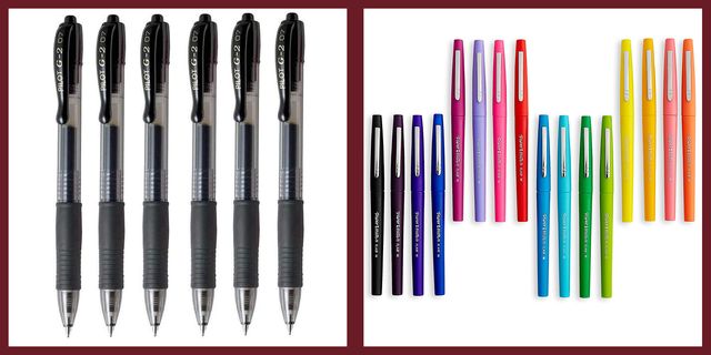 DOLLAR Note 0.7mm Fine Biros Ball Pens BLACK BLUE RED Soft Click Ballpoint  Pens