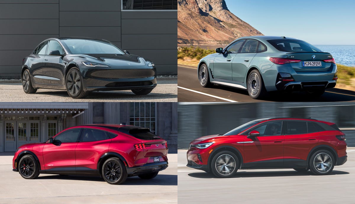 The 10 Bestselling EVs of 2025 (So Far)