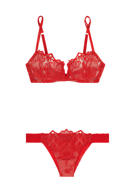 Valentine's Day lingerie edit  Red and pink luxury underwear sets