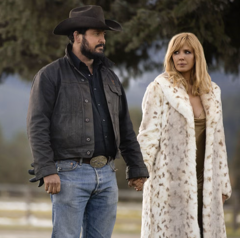 rip played by cole hauser and beth played by kelly reilly in the show yellowstone