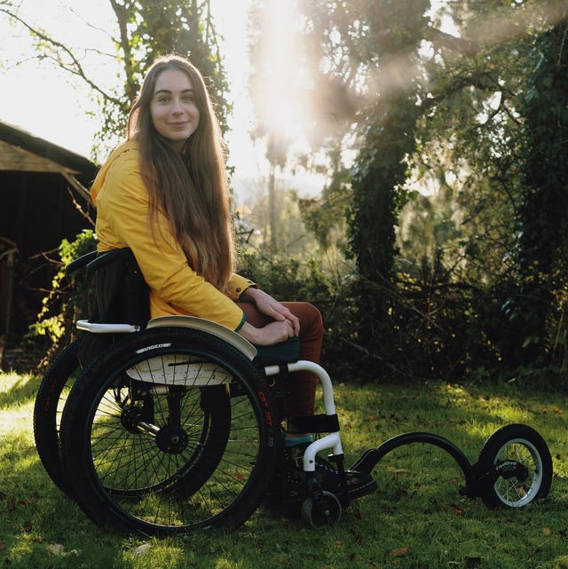 bethany handley sitting in a wheelchair