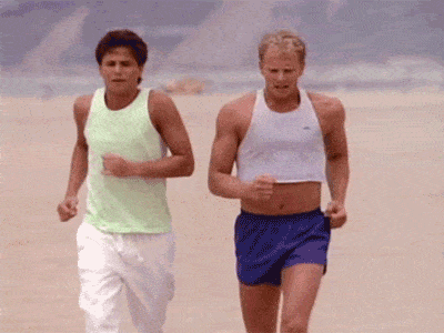 Beverly Hills 90210 jogging 