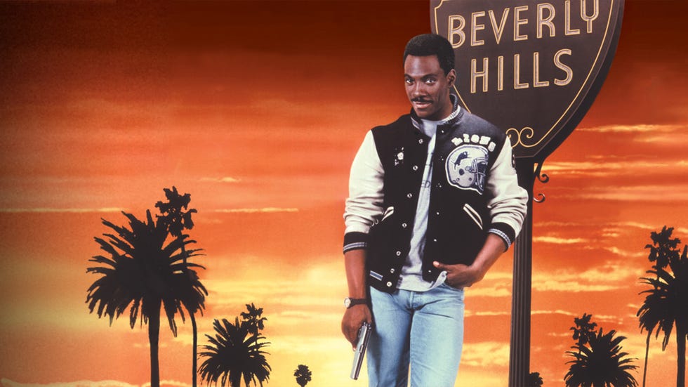 Eddie Beverly Hills Cop Detroit Lions Axel Foley Jacket - Jacket Makers