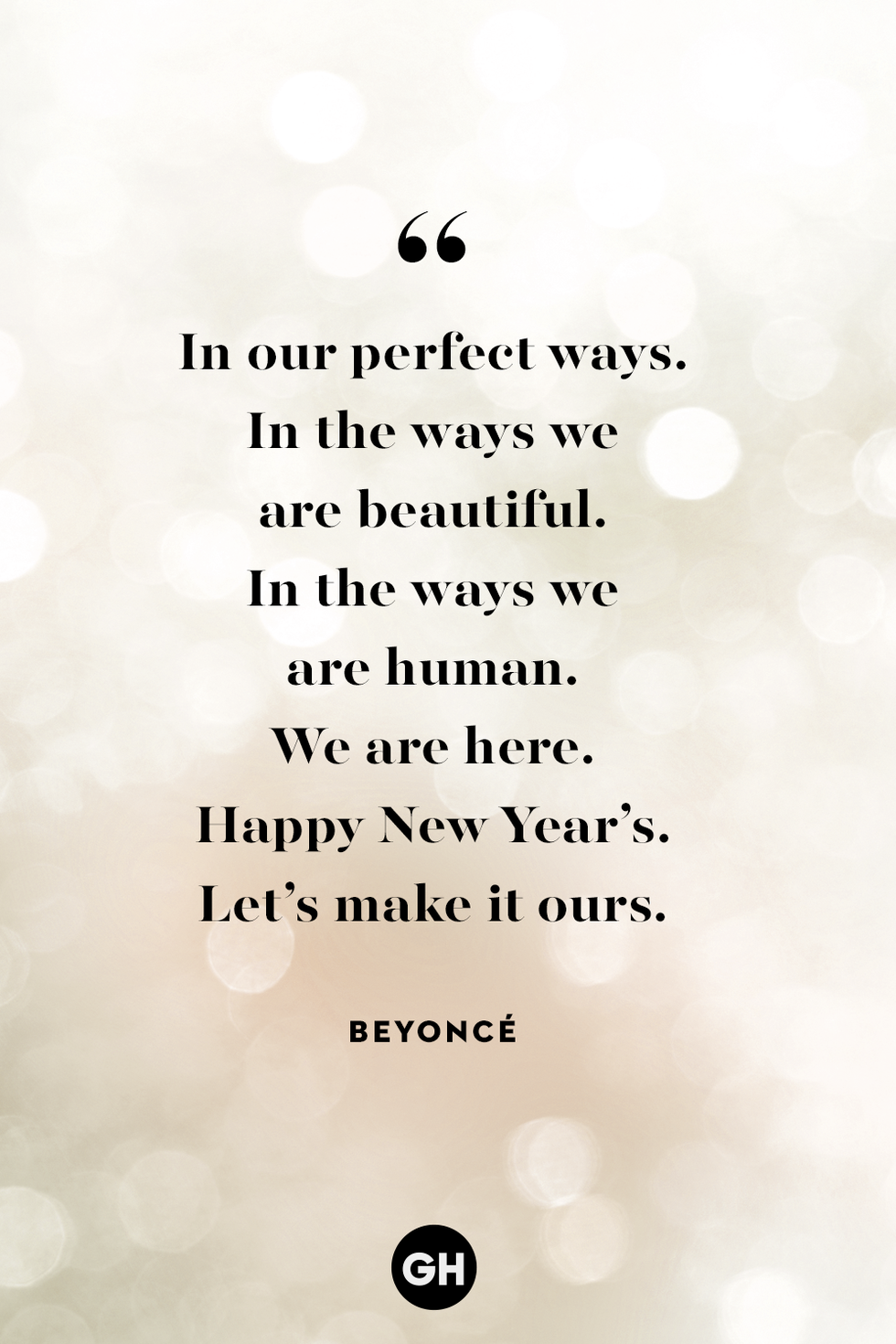new years eve quote by beyoncé