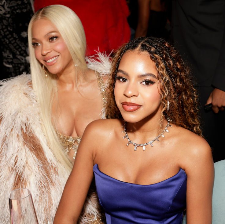 Blue Ivy Carter Wore a Princess-Worthy Strapless Corset Gown at the 2025 Grammys