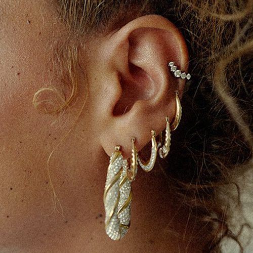 HOT Cuff Earring - Cartilage Upper Ear Helix Piercing - Top Ear Stud Shield  Ring | eBay