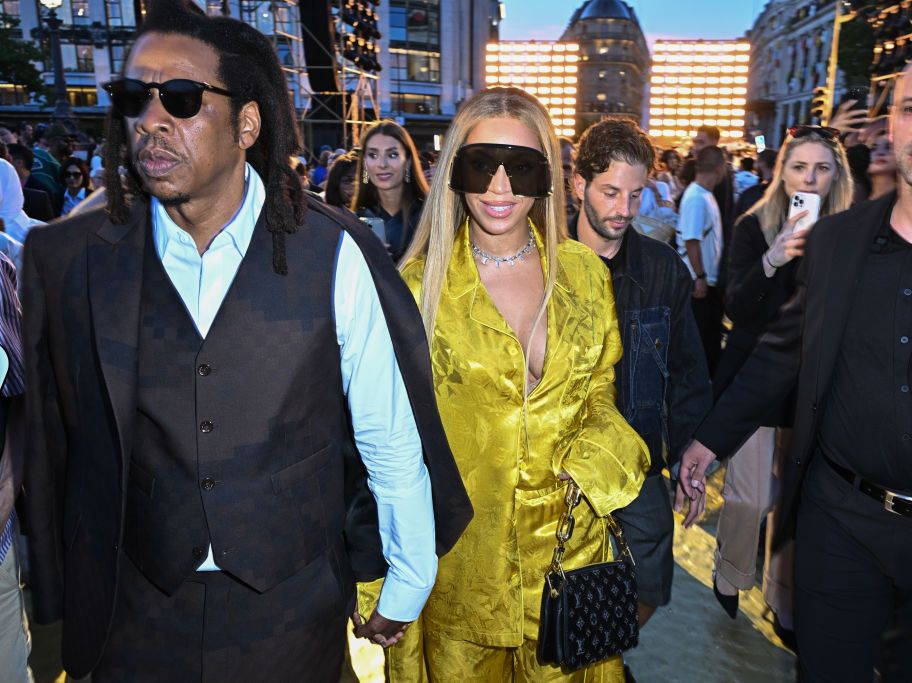 Beyoncé just wore the fanciest gold pyjamas we've ever seen