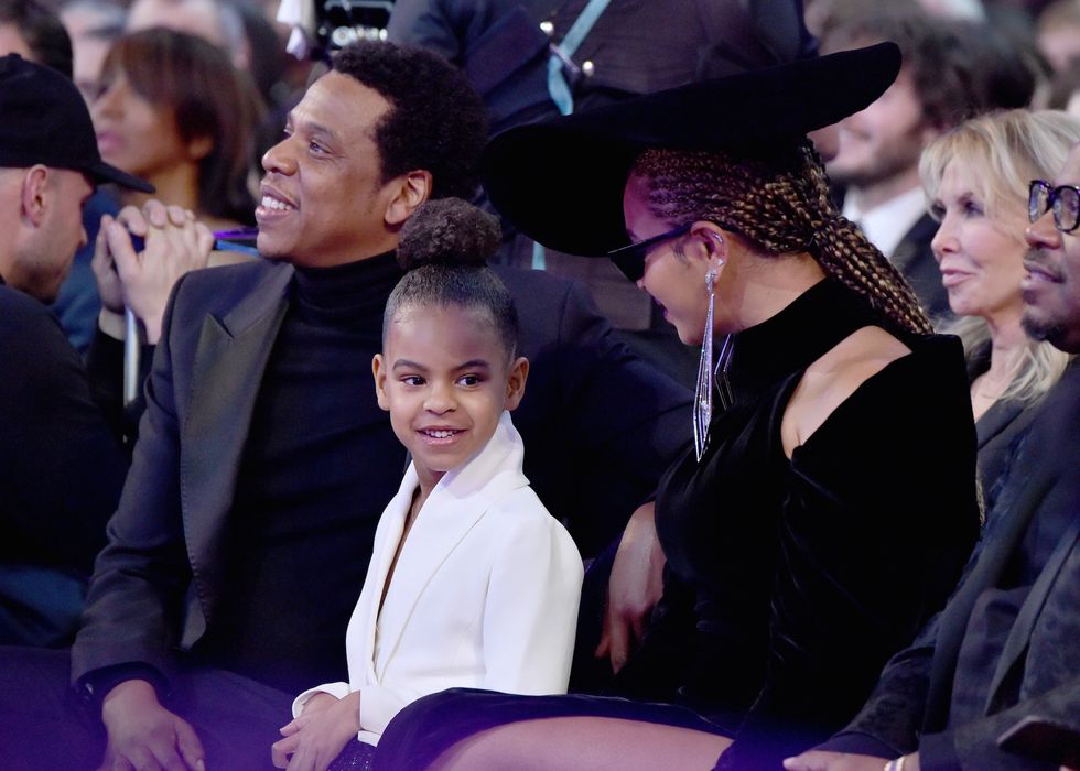 Beyoncé e Jay Z con Blue Ivy