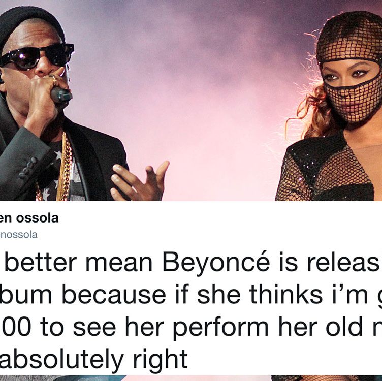 Beyoncé Had the Cutest Reaction to a Fan's DIY On the Run II Mask