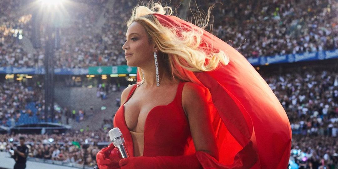 Beyoncé Channels Little Red Riding Hood in Sexy Minidress