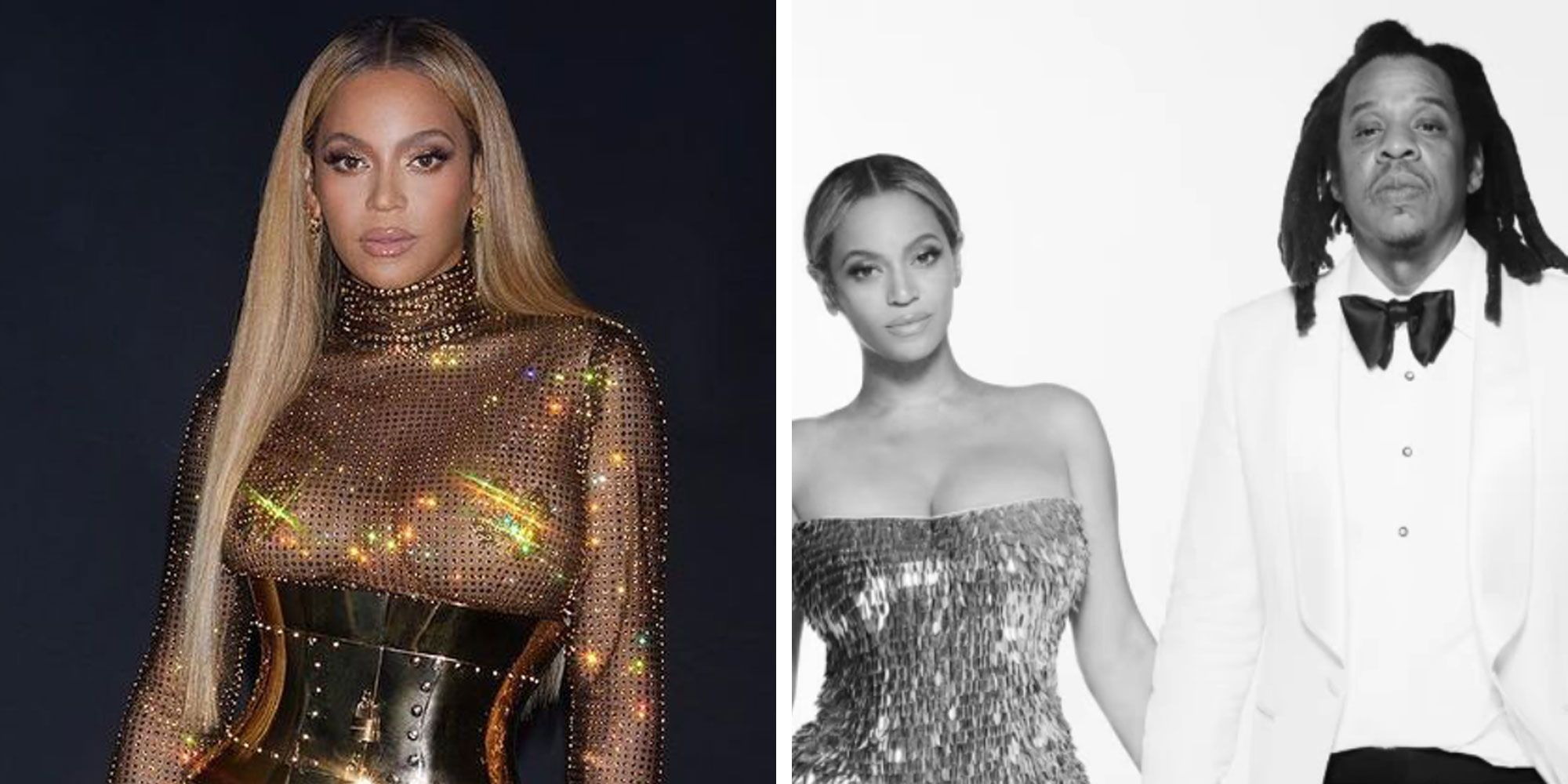 Beyoncé Wore Two Dresses—Including a Sheer Gold One With Pasties—at Her