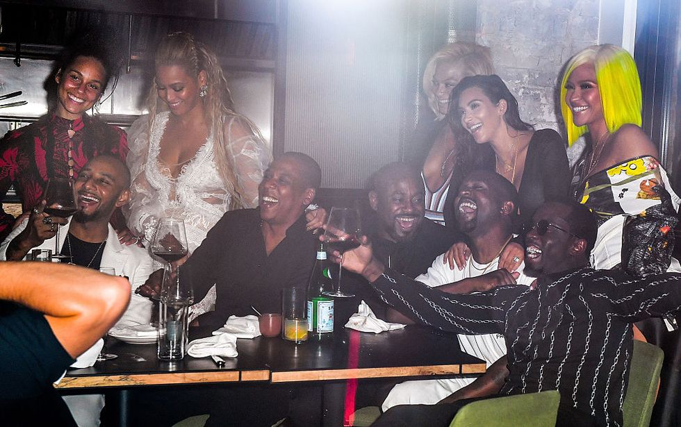 Alicia Keys, Swiss Beatz, Beyonce, Jay Z, Kanye West, Kim Kardashian, Cassie and Diddy