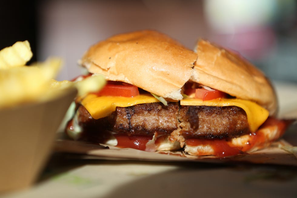 hamburguesa de seitan